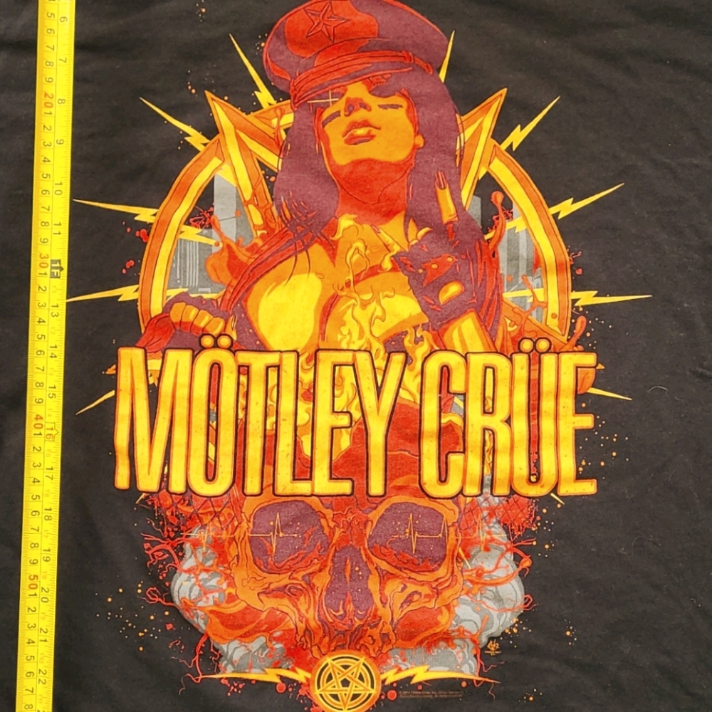 Official Motley Crue Concert Tee
